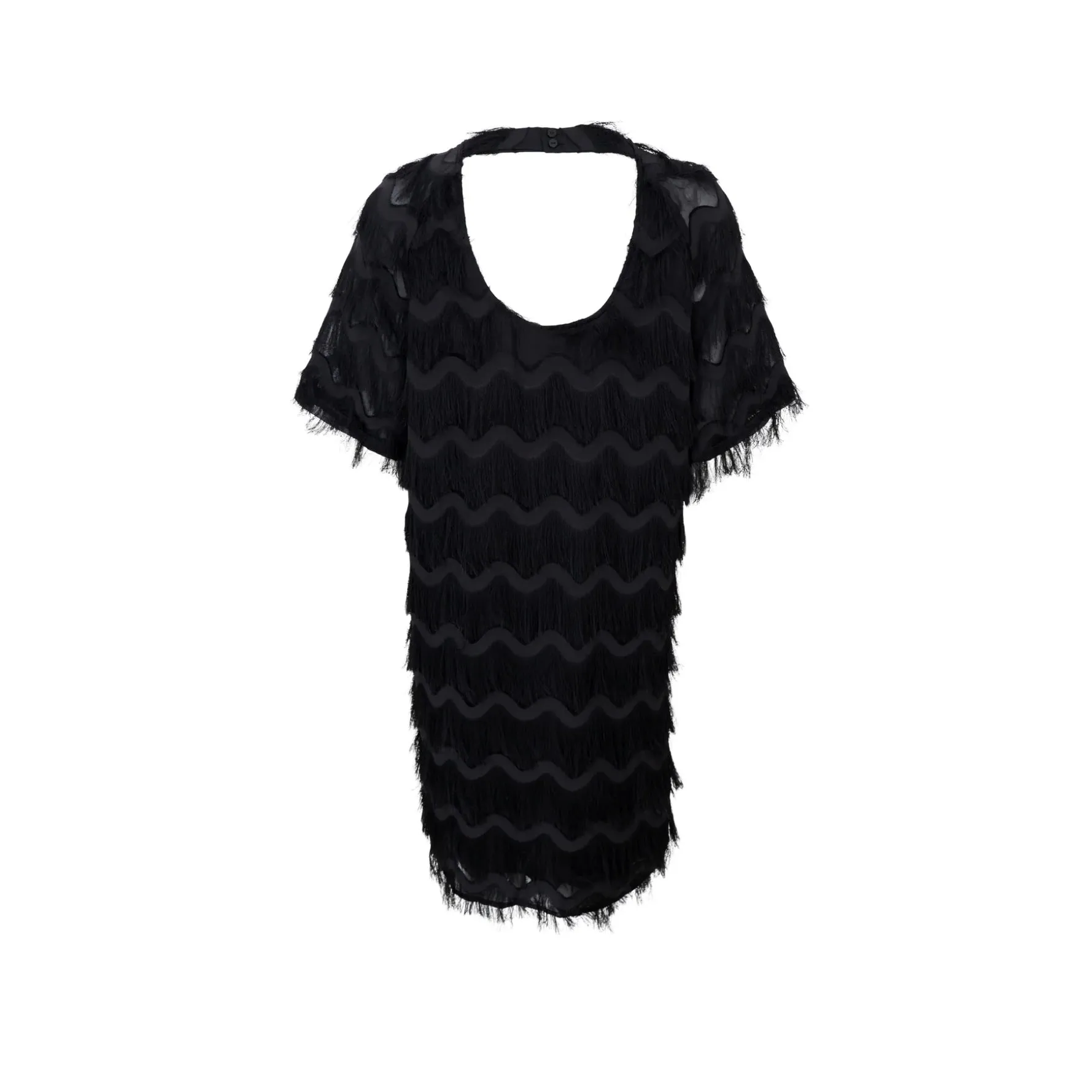 Black Colour Gatsby Dress