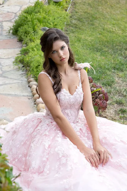 Blush Pink Ophelia Butterfly Quince Dress