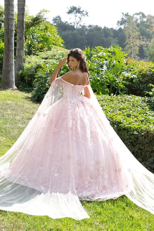 Blush Pink Ophelia Butterfly Quince Dress