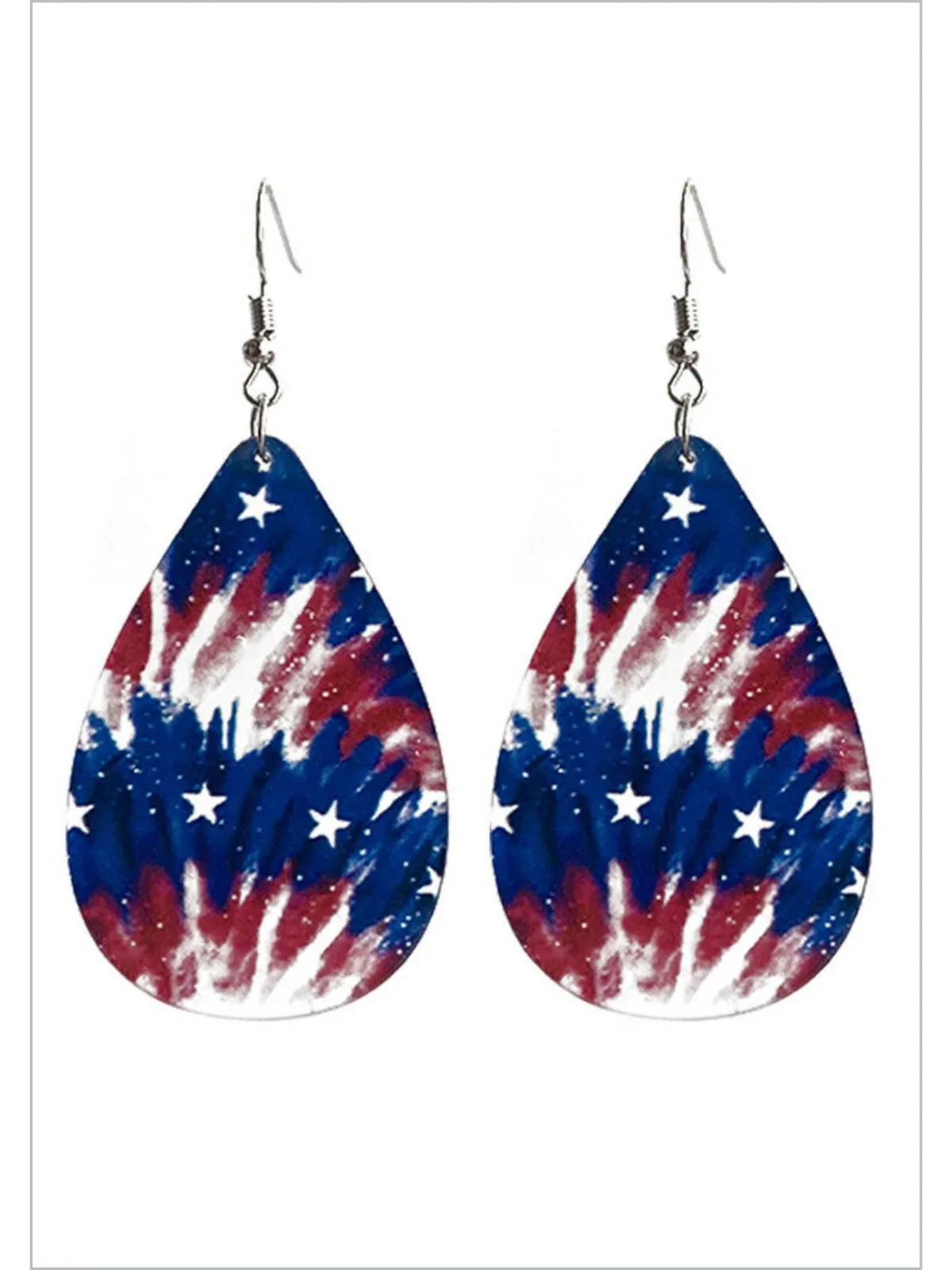 Bold and Brave Patriotic Dangle Earrings