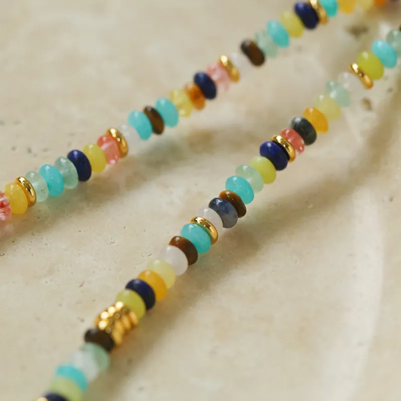 Colorful Stone Beaded Necklaces