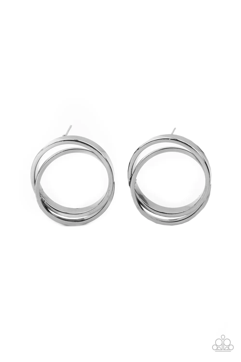 Earrings Always In The Loop - Black E548