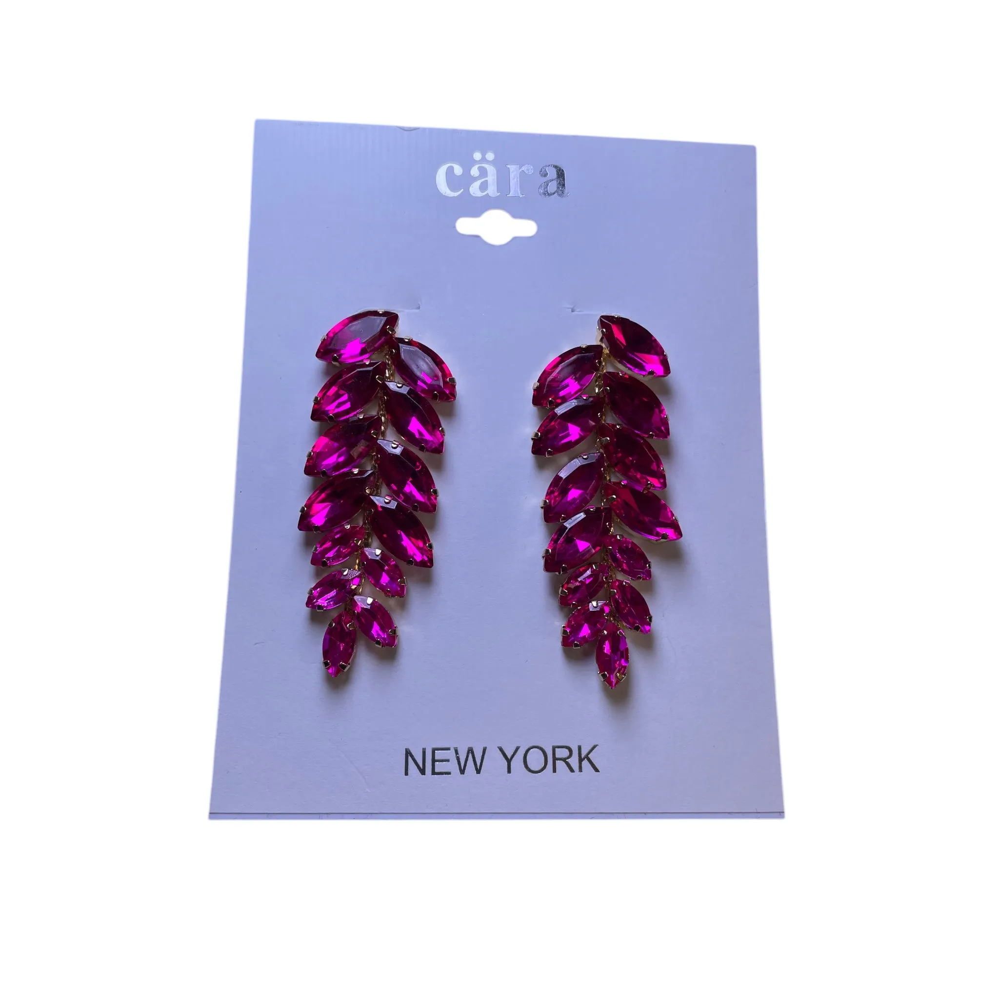 Earrings Dangle/Drop By Cara In Pink