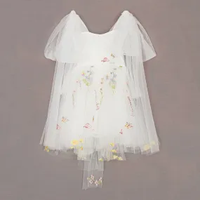 Enchanted Angel Dress - Embroidered White