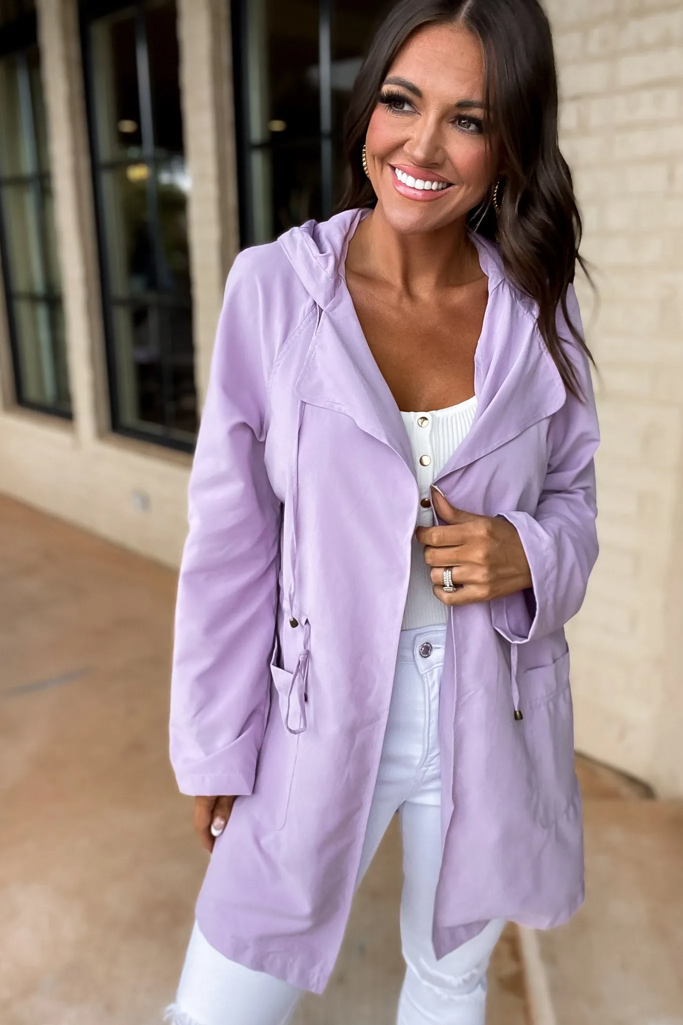 Faithful Friend Lilac Lightweight Jacket