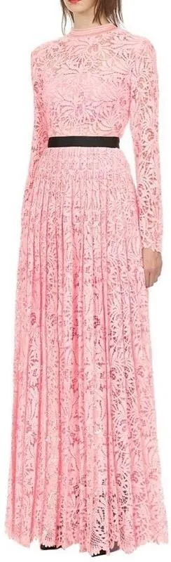 Floral Lace Maxi Dress