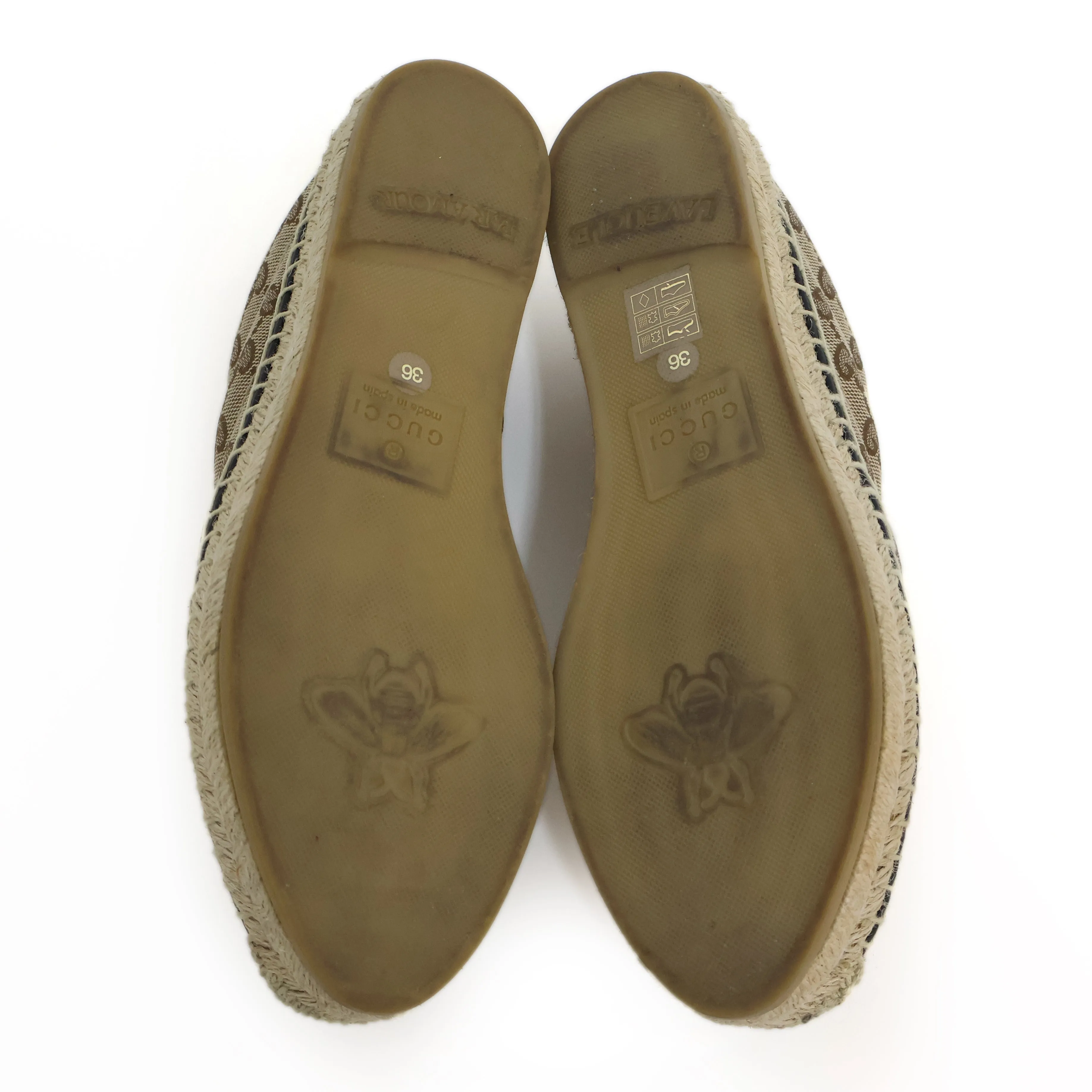 Gucci Flats Espadrille Canvas GG