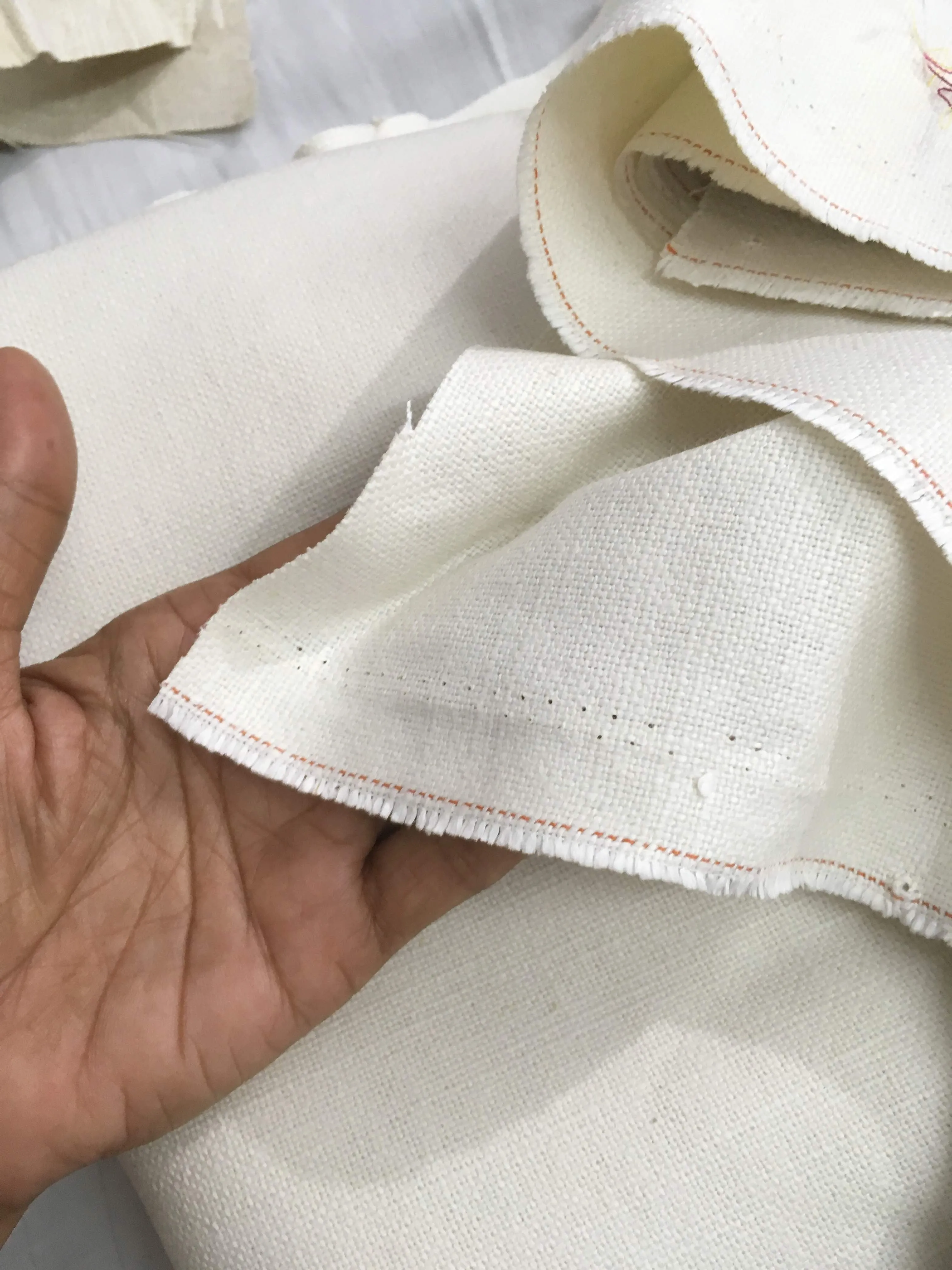 Heavy Weight Linen Cotton Blend Fabric