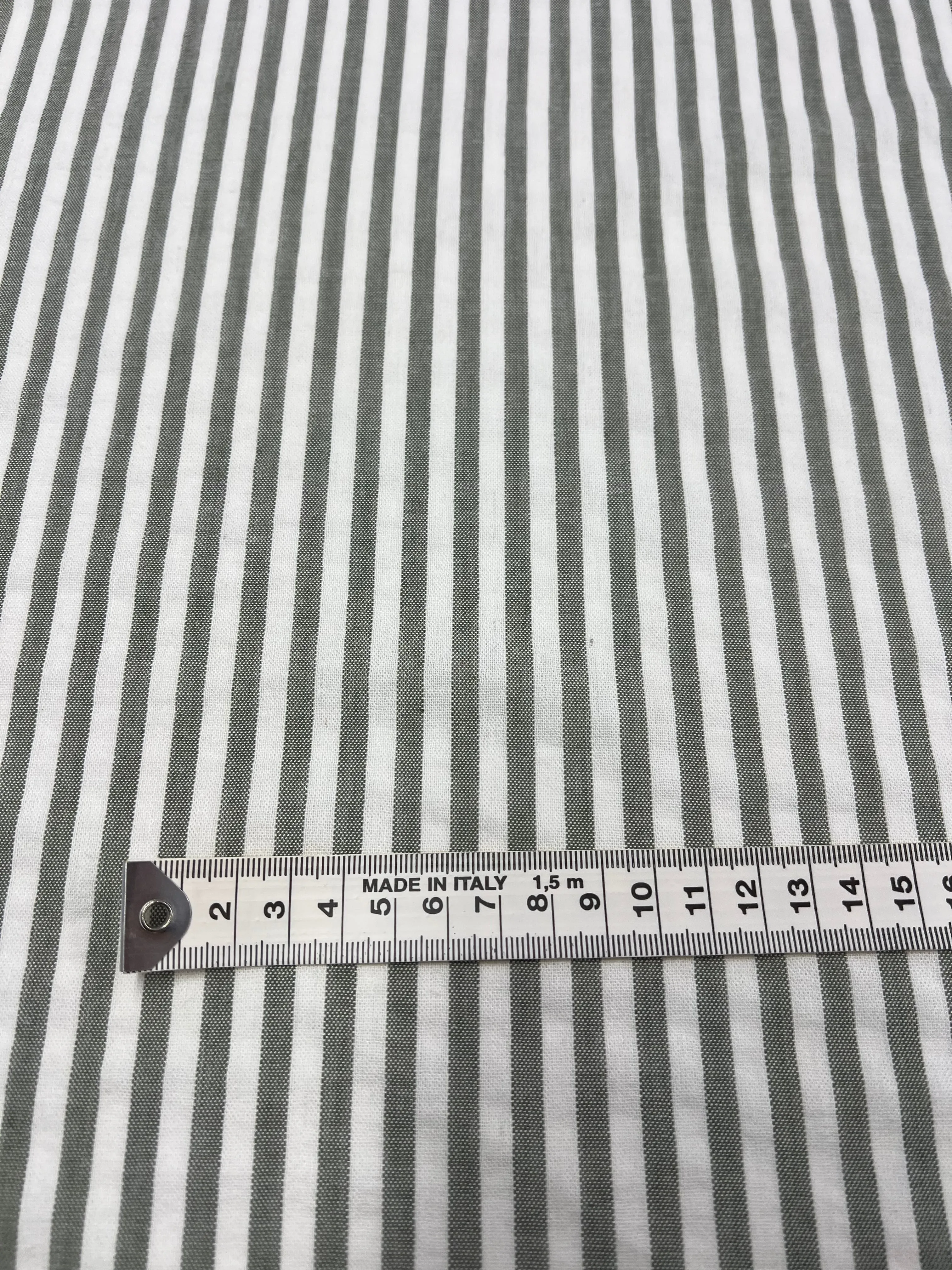 Linen Cotton -  Alfalfa Stripe - 145cm