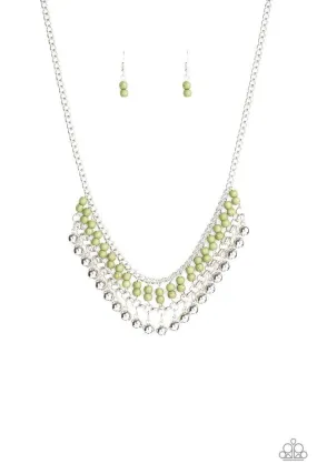 Paparazzi Necklace ~ Beaded Bliss - Green