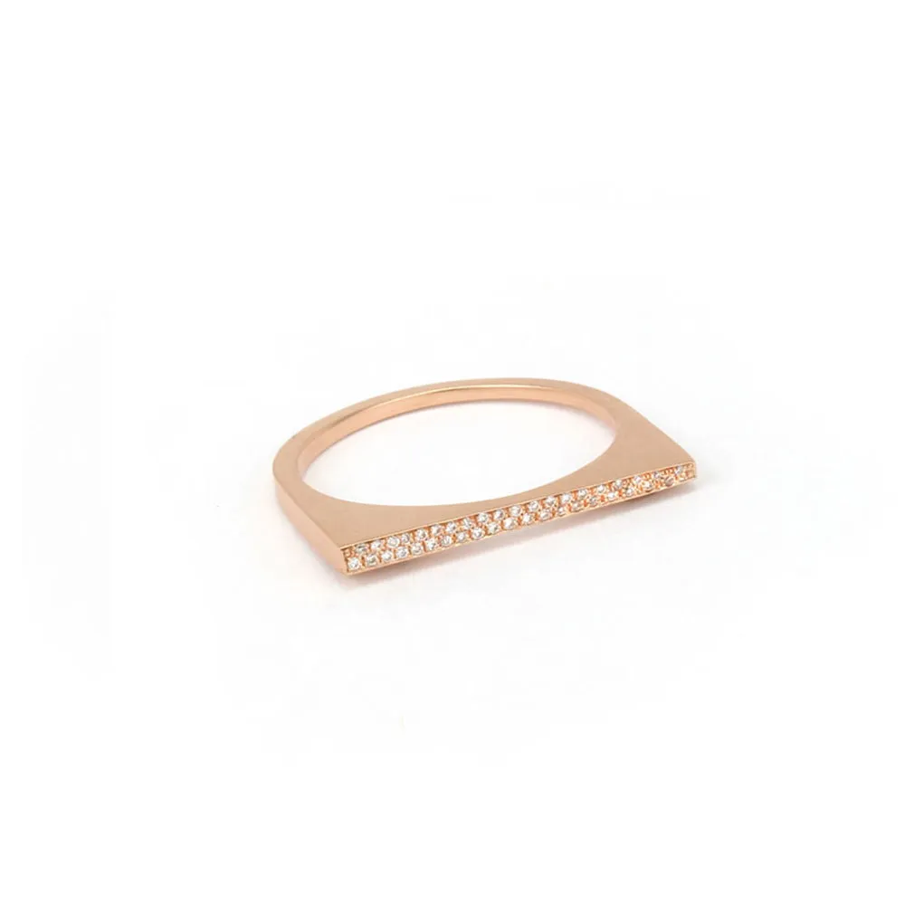 pavé shard stacking rings