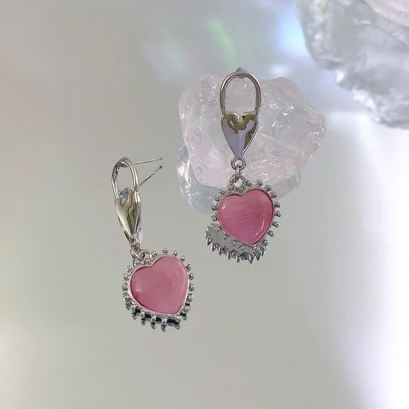 Pink Princess Dangle Earrings