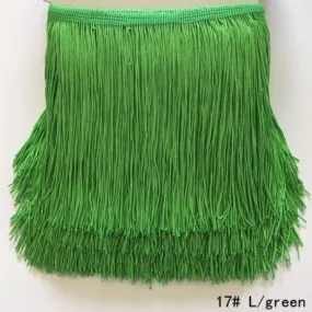 Polyester Fringing - Light Green