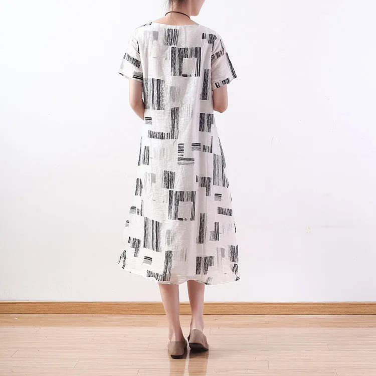 Print casual summer Women Dresses long Knot women dresses AMT962327