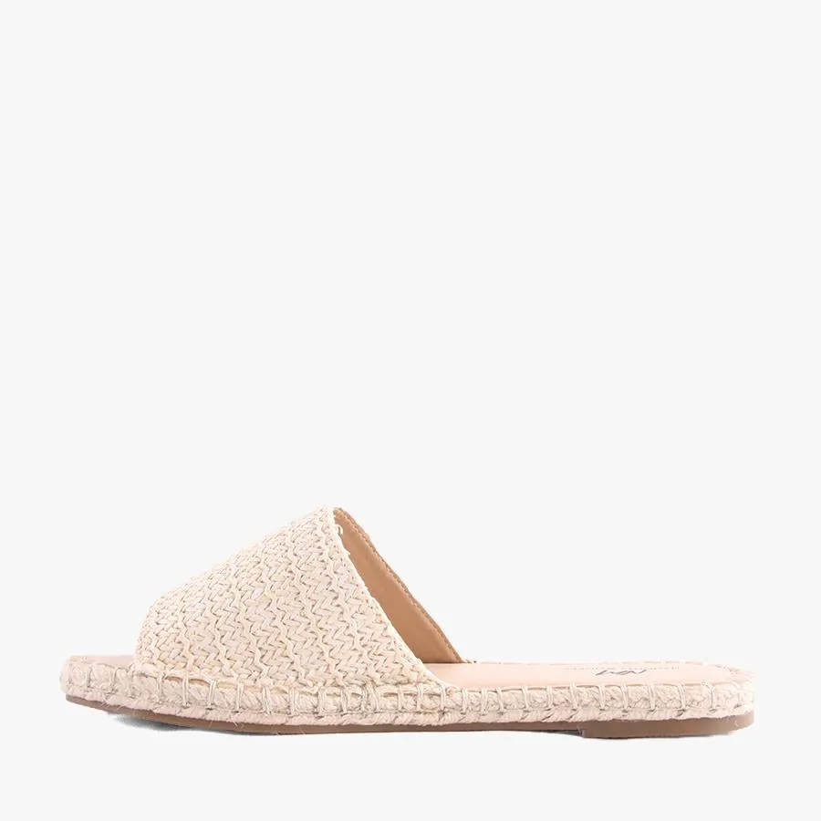 PRISCILA BEIGE RAFFIA