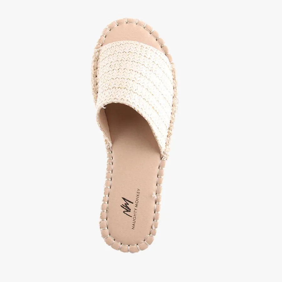 PRISCILA BEIGE RAFFIA