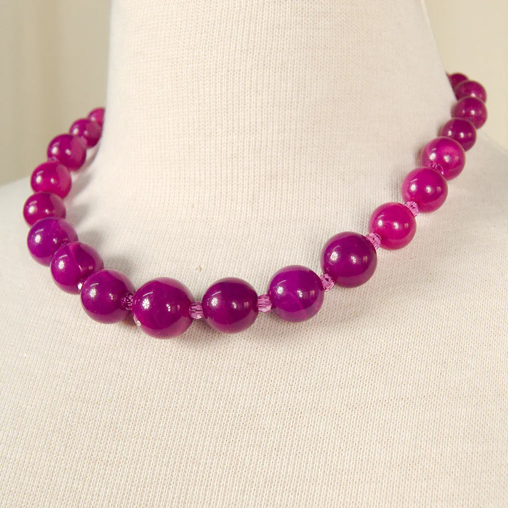 Purple Bead Necklace