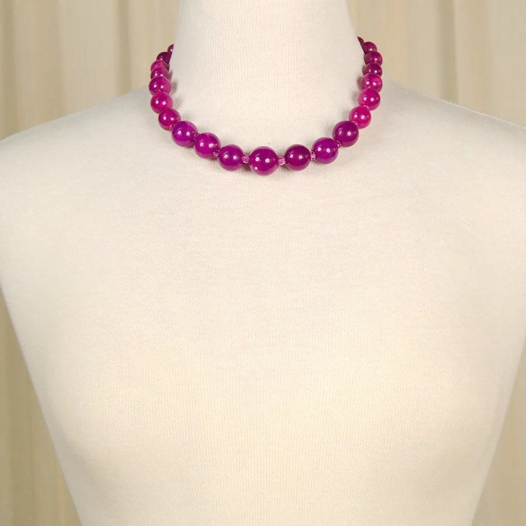 Purple Bead Necklace