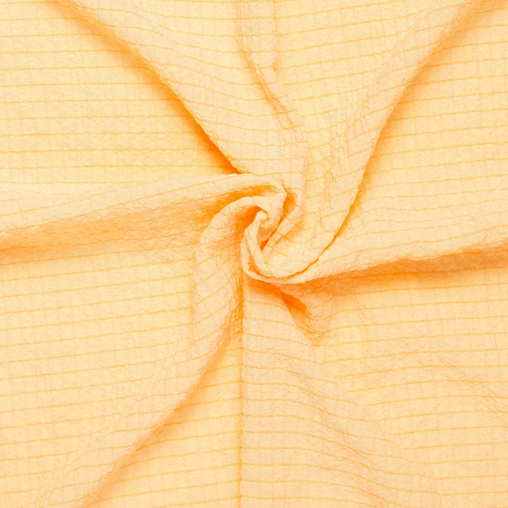 Rayon Spandex - SEERSUCKER - Yellow