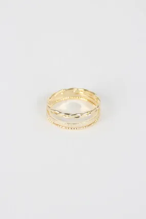 Stacked Multi Band Ring