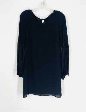 Uncle Frank Size S Black Fringe Bell Sleeves Dresses Dress