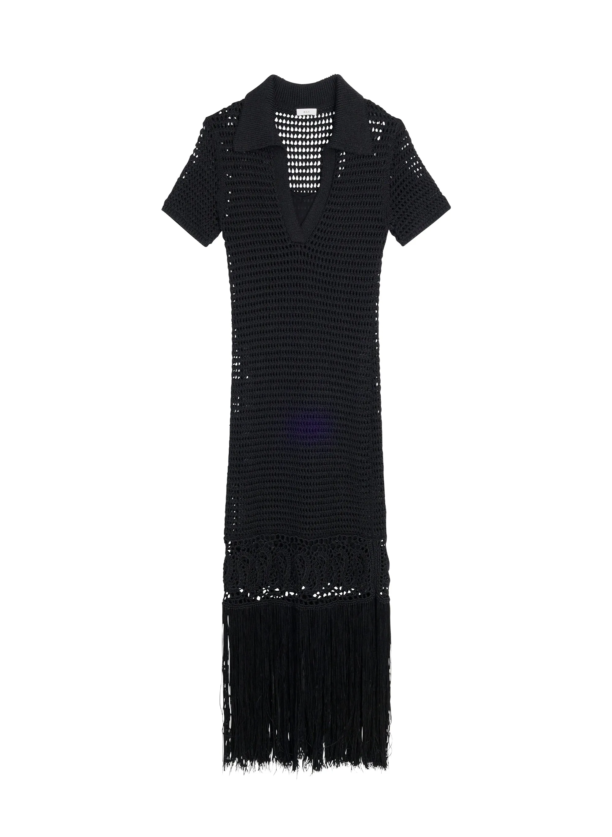 Valerie Crochet Fringe Maxi Dress